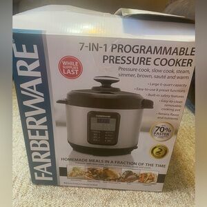 Farberware instant pot pressure cooker